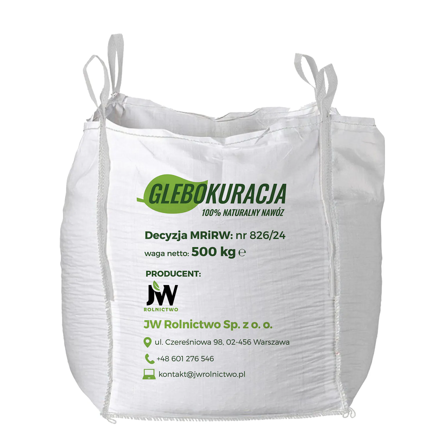 Organischer granulierter Hühnermist BIG-BAG (500kg) Dünger Glebokuracja